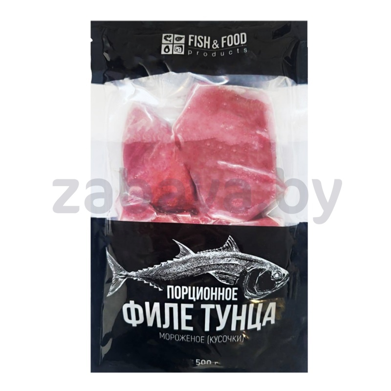 Тунец Fish&Food, филе, порции, 500 г