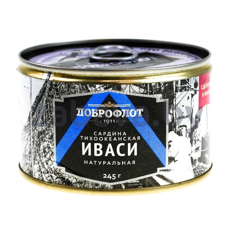 Иваси натуральная «Доброфлот», сардина, 245 г