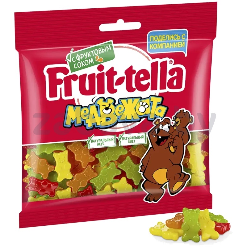 Жевательный мармелад Fruittella «Медвежата», 70 г