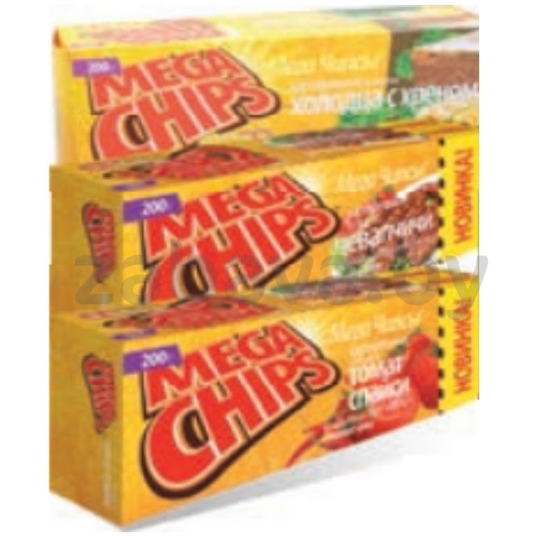 Чипсы «Mega Chips», 200 г, в ассорт.