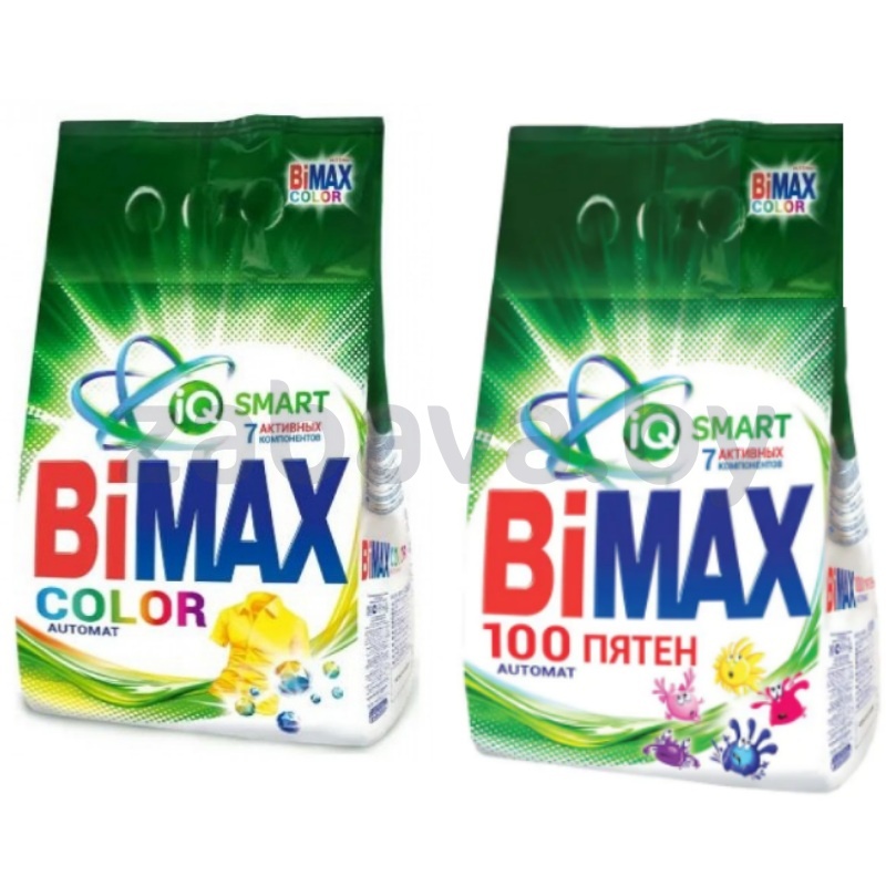 Порошок стиральный BiMax, 2,4 кг, в ассорт.