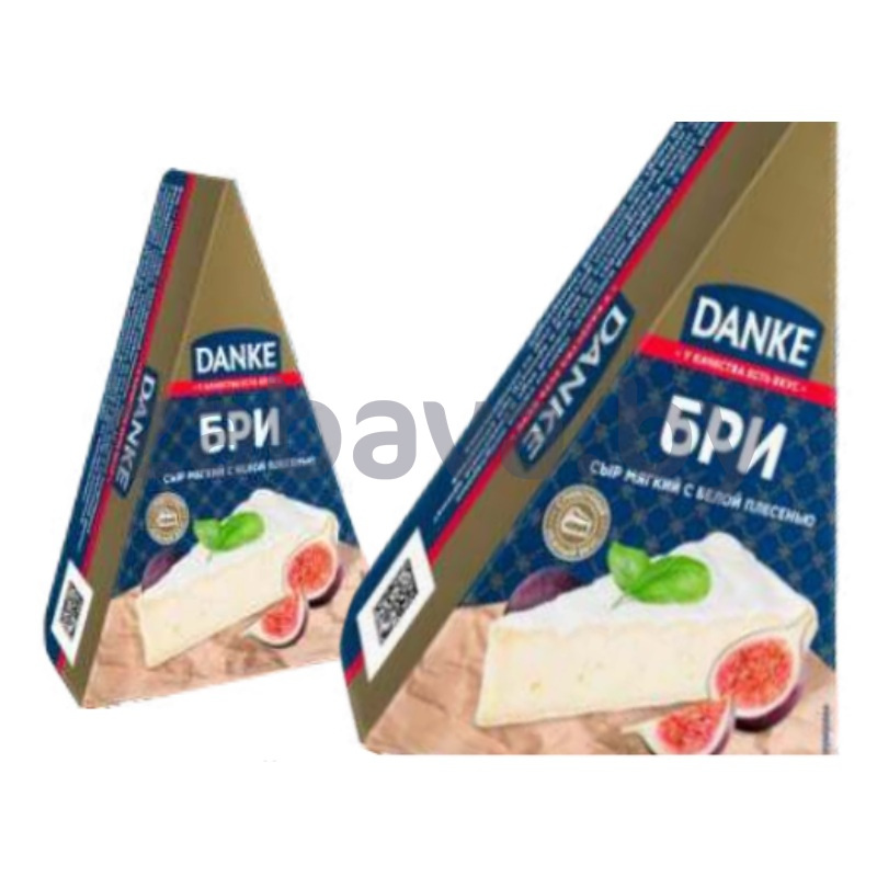Сыр мягкий Danke «Бри», с бел. плесенью, 125 г