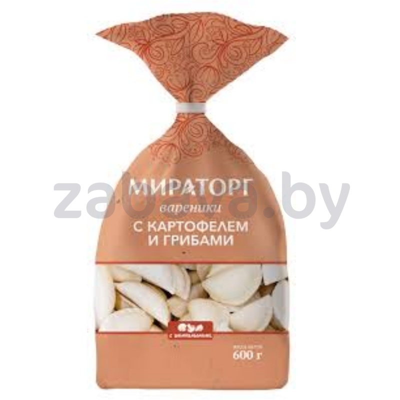 Вареники «Мираторг», картофель-грибы, п/ф, замор., 600 г