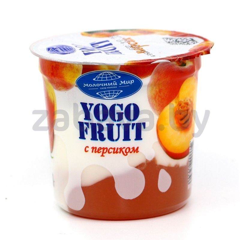 Йогурт Yogo Fruit, 2,5%, персик, 150 г