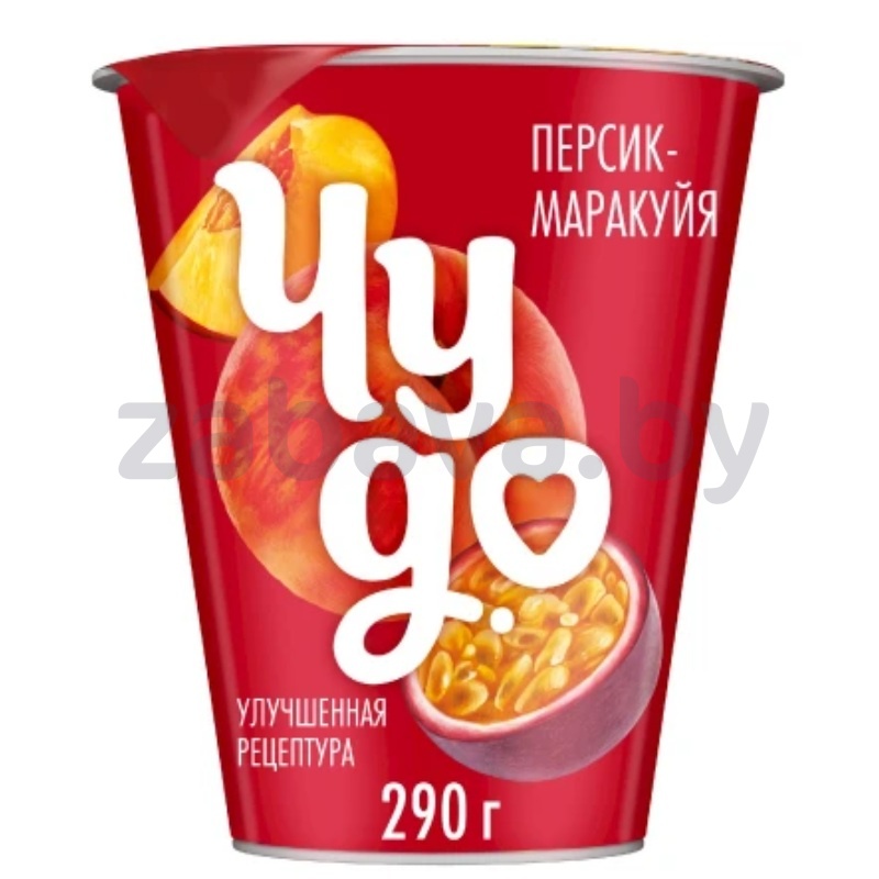 Йогурт «Чудо», персик-марак., 290 г