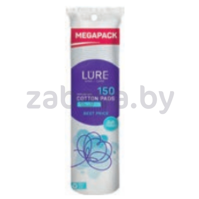 Ватные диски Lure, 150 шт.