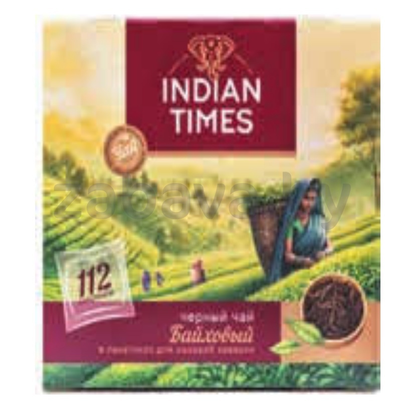 Чай черный Indian times, байховый, 112 пак.