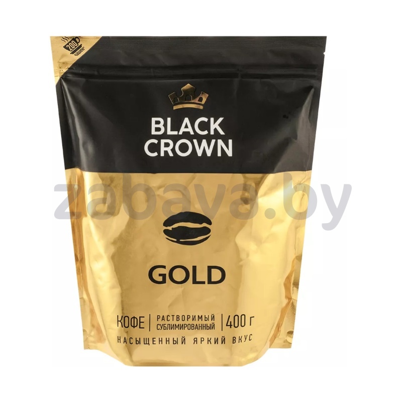 Кофе раств. Black Crown Gold, сублим., 400 г