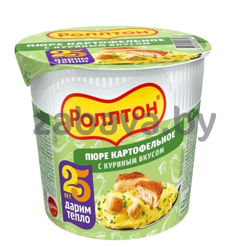 Пюре картофельное б/п «Роллтон», курица, 40 г