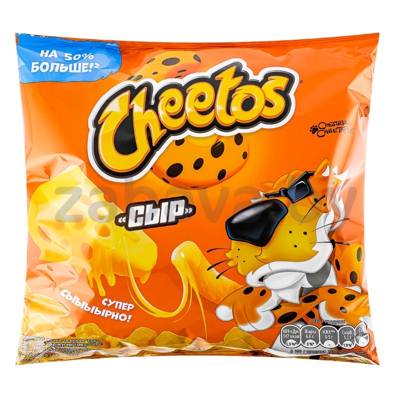 Палочки кукурузные Cheetos, сыр, 130 г