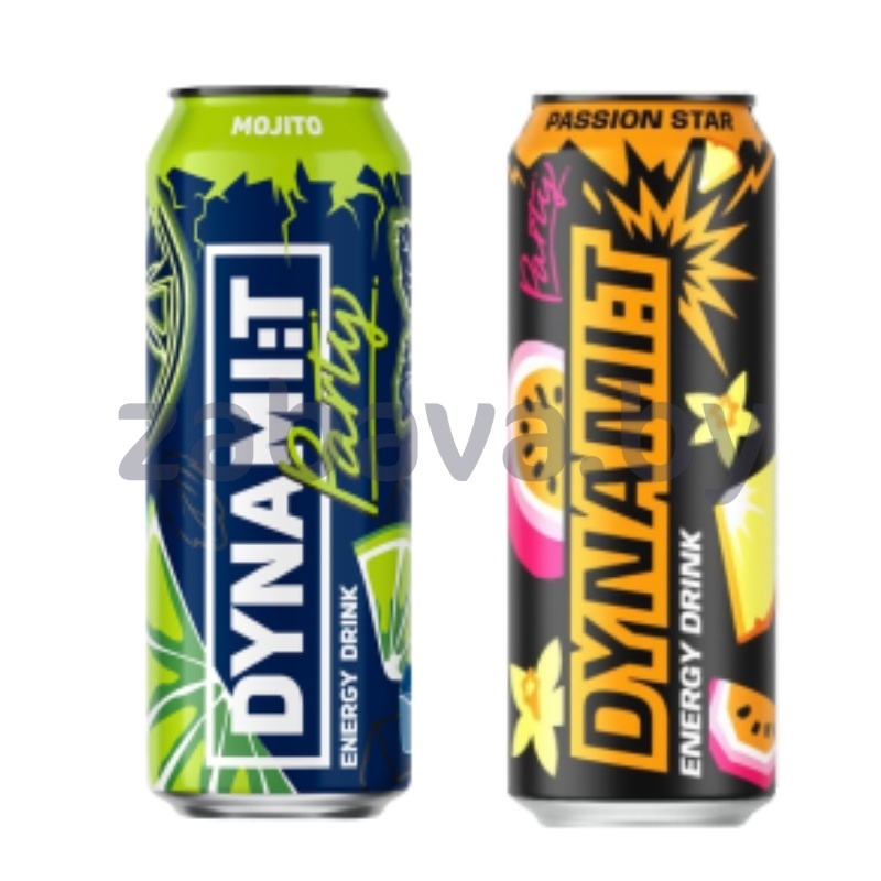 Напиток энерг. Dynamit Passion Star или Mojito, 450 мл