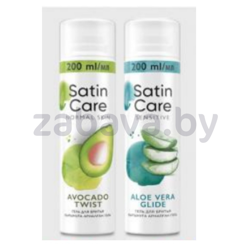 Гель для бритья Gillette Satin Care, 200 мл