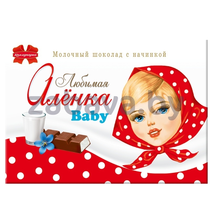 Шоколад молочный детск. «Любимая Алёнка» baby, КФ «Коммунарка», 100 г
