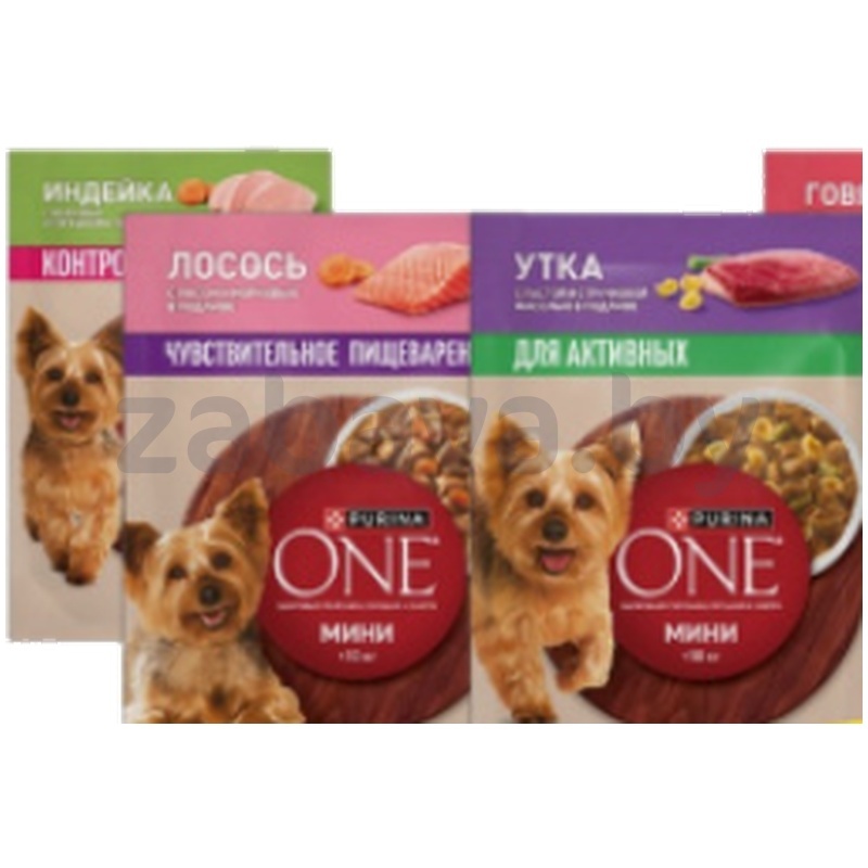 Корм для собак Purina One, Mini, 85 г, в ассорт.