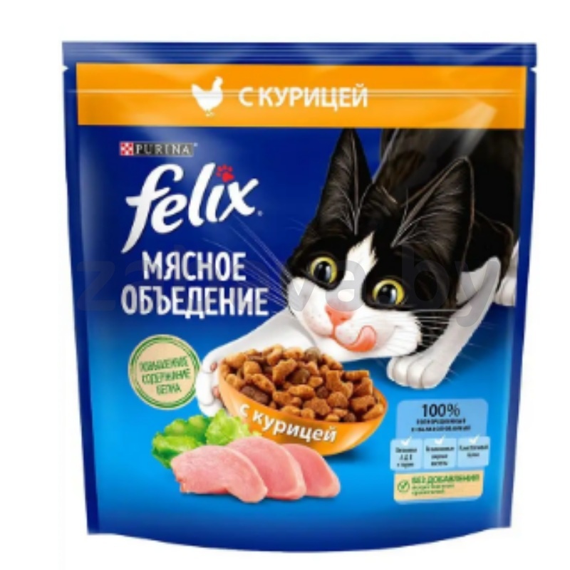 Корм для кошек Felix, курица, 1,3 кг