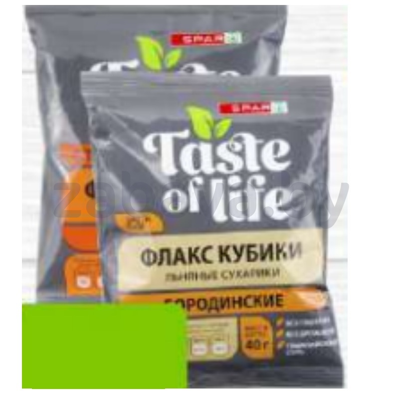 Крекеры льняные Spar Taste of Life, 40 г, в ассорт.