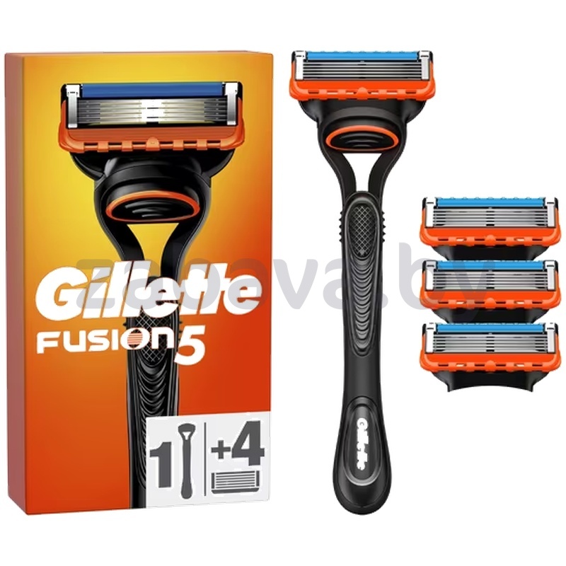 Станок для бритья Gillette, Fusion 5 + 4 кассеты