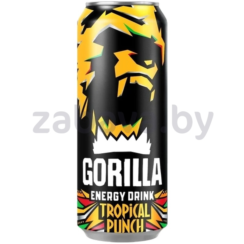 Напиток Gorilla, tropical punch, 450 мл
