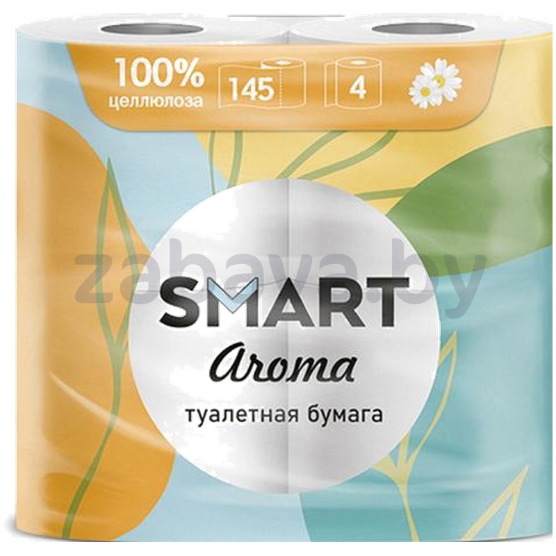 Туалетная бумага Smart Aroma, 2 сл., 4 рул.