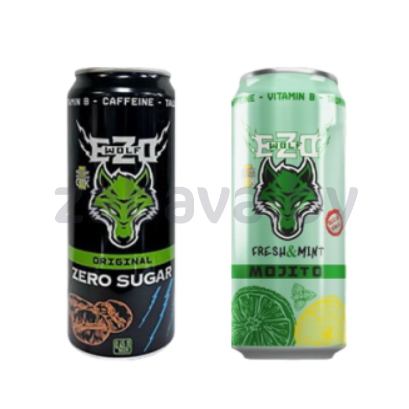 Напиток энергетический Ezo Wolf, 0,45 л, Original или Mojito