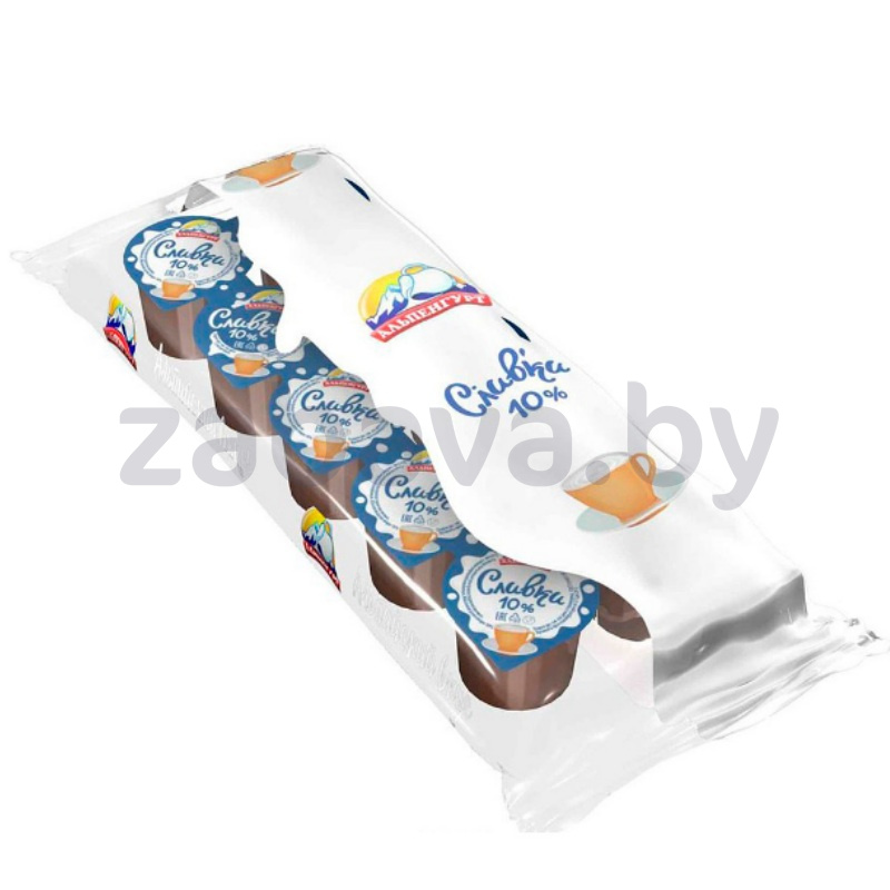 Сливки стерилиз. «Альпенгурт», 10%, 10 г × 10 шт.