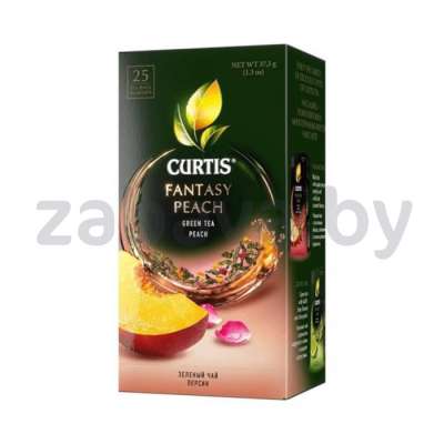 Чай Curtis Fantasy Peach, зеленый, 25 пак.