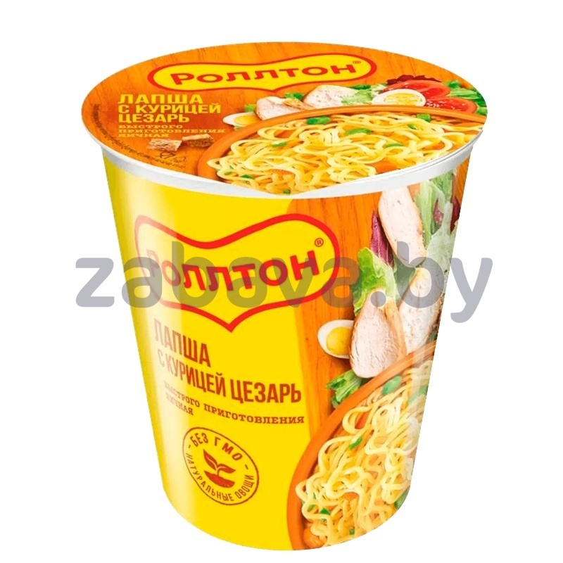 Лапша «Роллтон», курица цезарь, 70 г