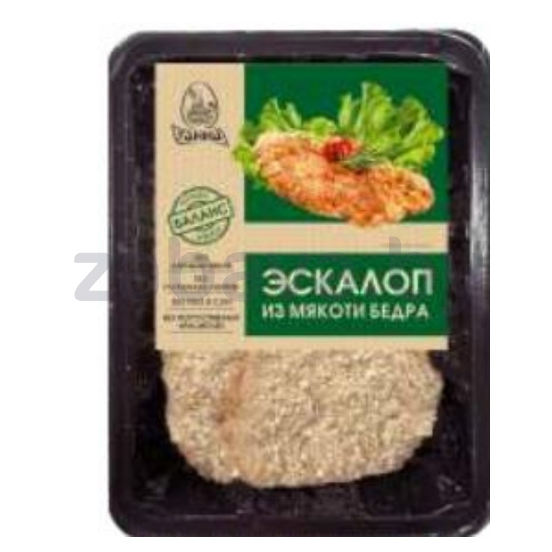 Эскалоп из мякоти бедра цыпленка-бройл. «Ганна», п/ф, охл., 1 кг