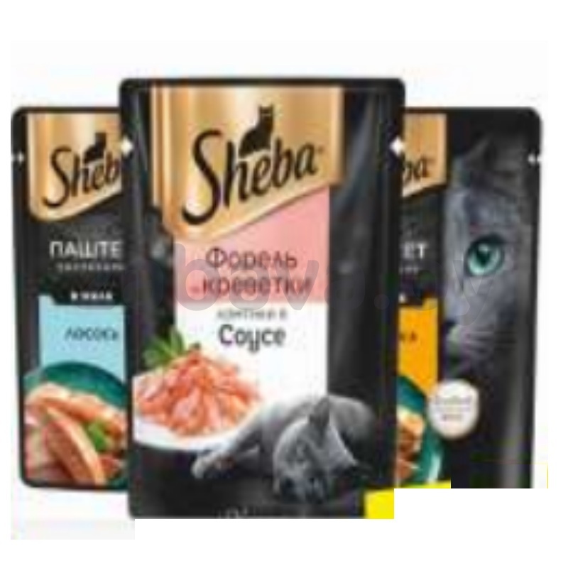 Корм Sheba, 75 г, в ассорт.