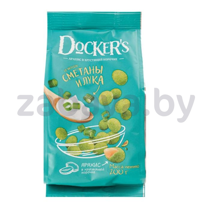 Арахис Docker's, бекон/сметана и лук, 200 г