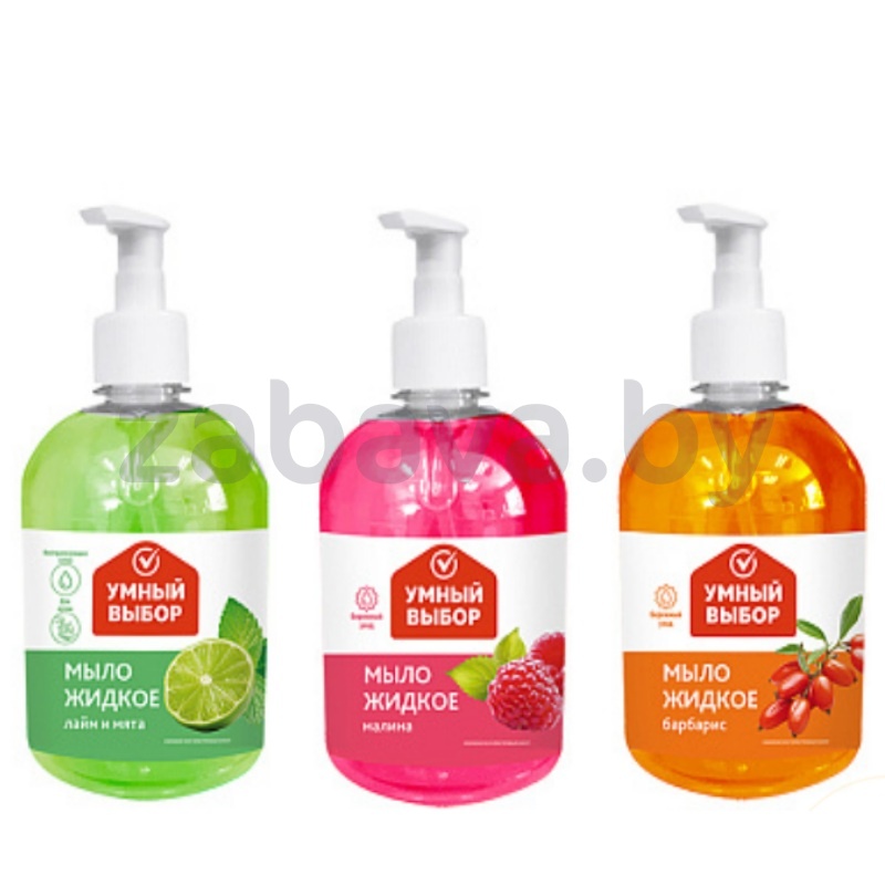 Мыло жидкое «Умный выбор», 500 мл, в ассорт.