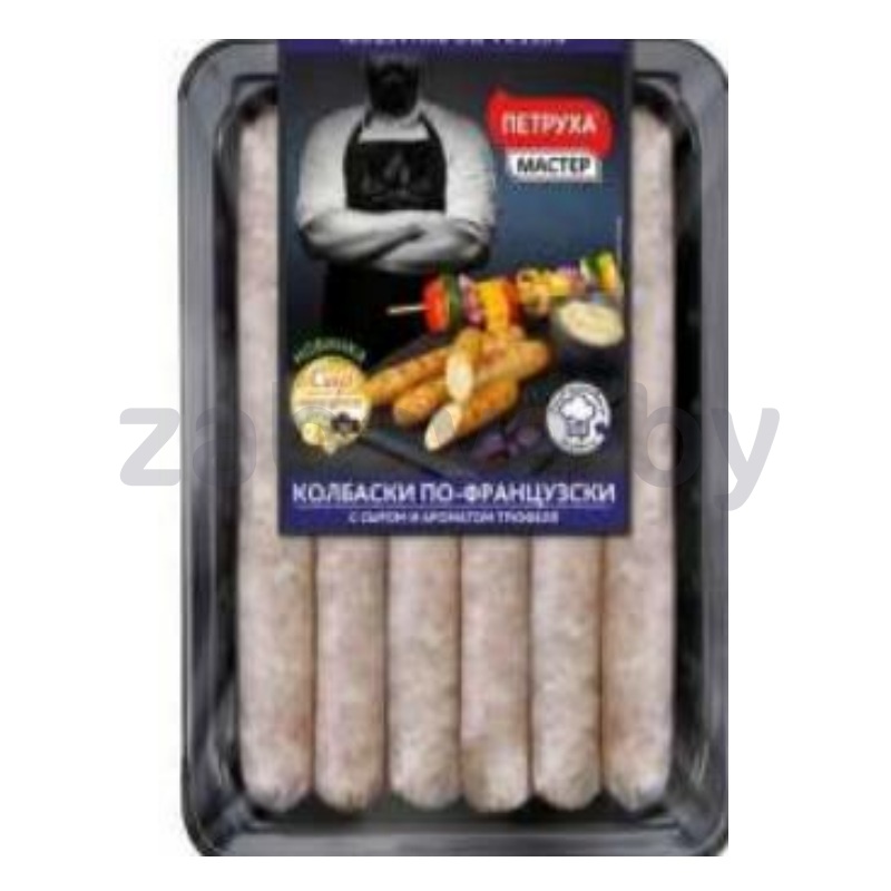 Колбаски «Петруха» «По-Французски», с сыром и аром. трюфеля, 600 г