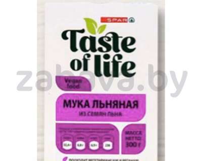 Мука льняная Spar Taste of Life, 300 г