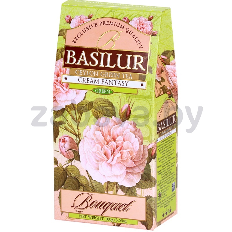 Чай Basilur Bouquet Cream Fantasy, зеленый, 100 г