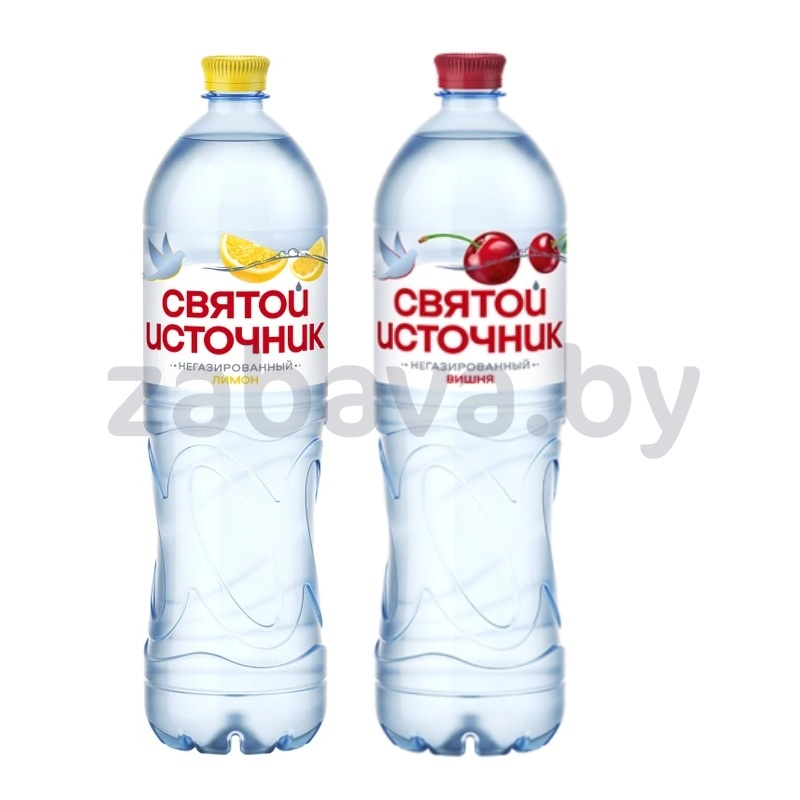 Напиток «Святой источник» со вкусом вишни/лимона, 1,5 л