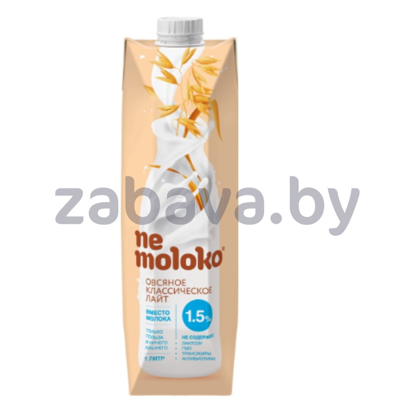 Напиток овсяный Nemoloko, классический лайт, 1 л