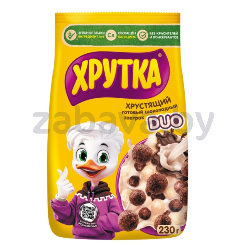 Хлопья кукурузные «Хрутка Duo», 230 г