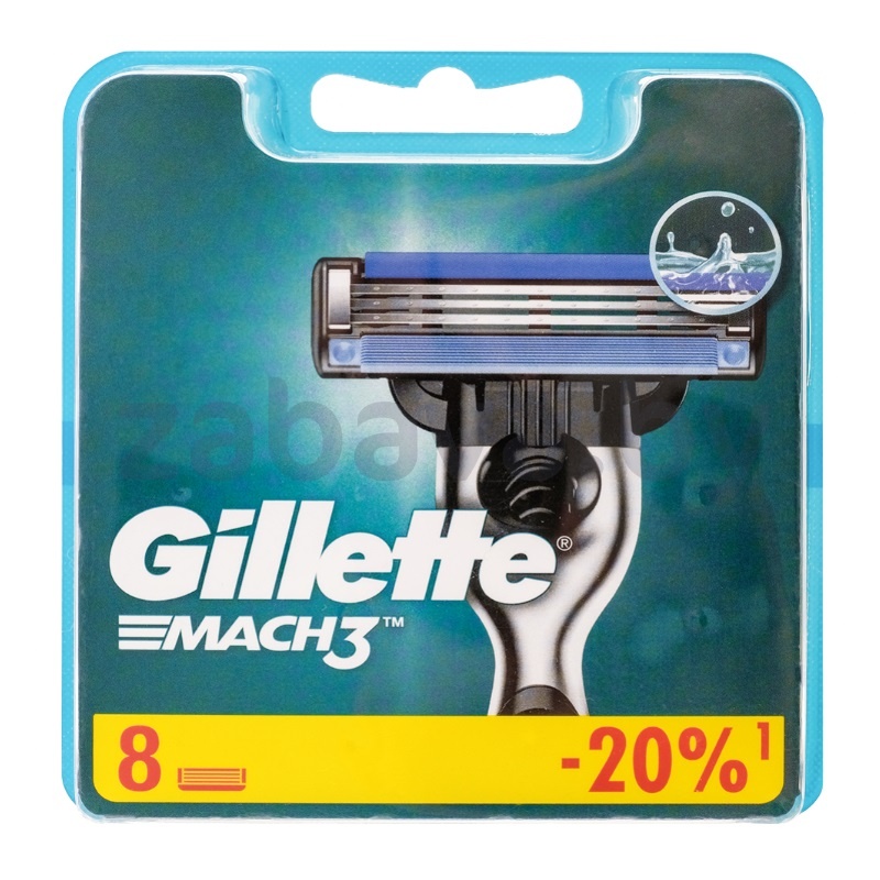 Сменные кассеты Gillette Mach3, 8 шт.