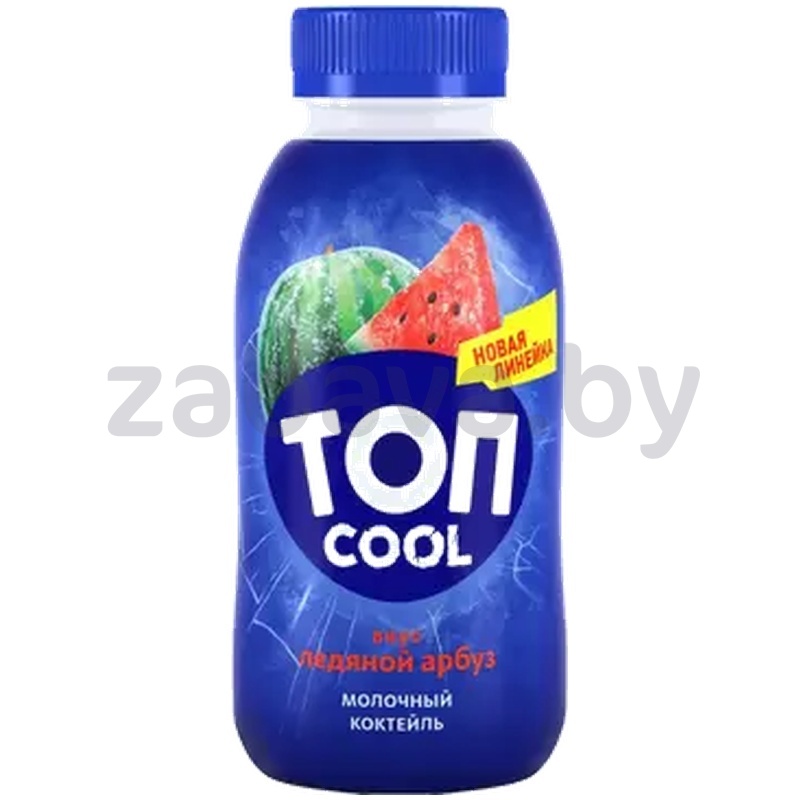 Коктейль молочный «Топ», cool, ледяной арбуз, 2%, РБ, 330 г