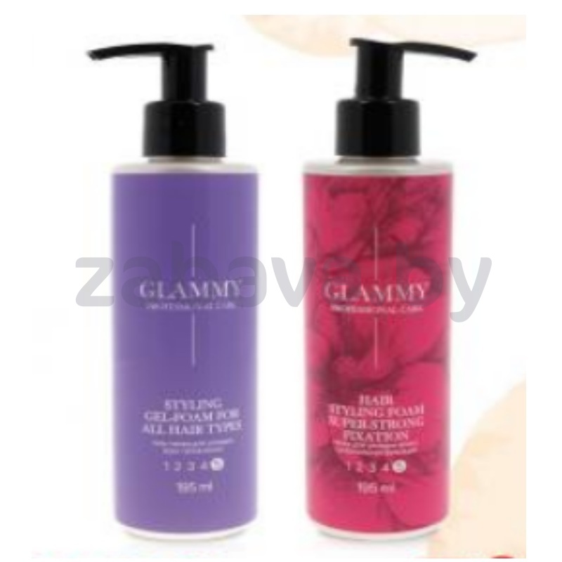 Гель-пенка или пенка для укладки волос Glammy, 195 мл