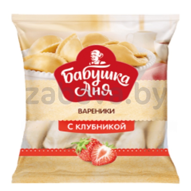 Вареники «Бабушка Аня», с клубникой, 430 г
