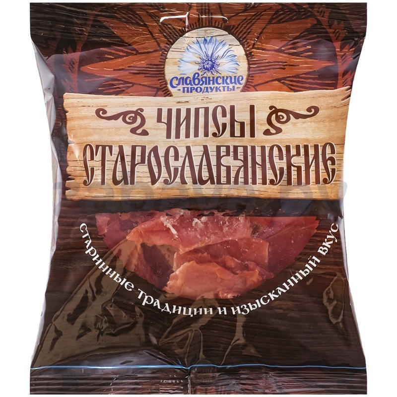 Чипсы мясные «Старославянские», из свинины, с/в, охл., 50 г