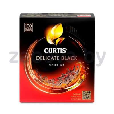 Чай черный Curtis Delicate Black, 100 пакетиков