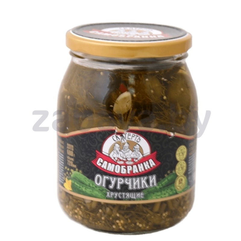 Огурчики «Скатерть-самобранка» марин., хрустящие, 720 мл