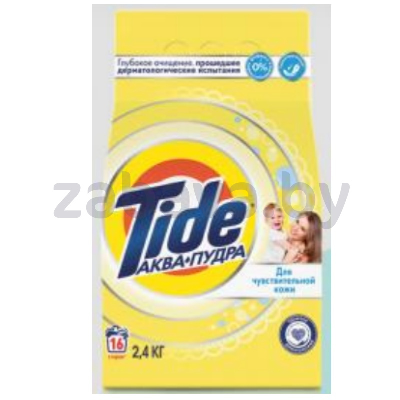 Стир. порошок Tide Color, для чувств. кожи, детск., 2,4 кг