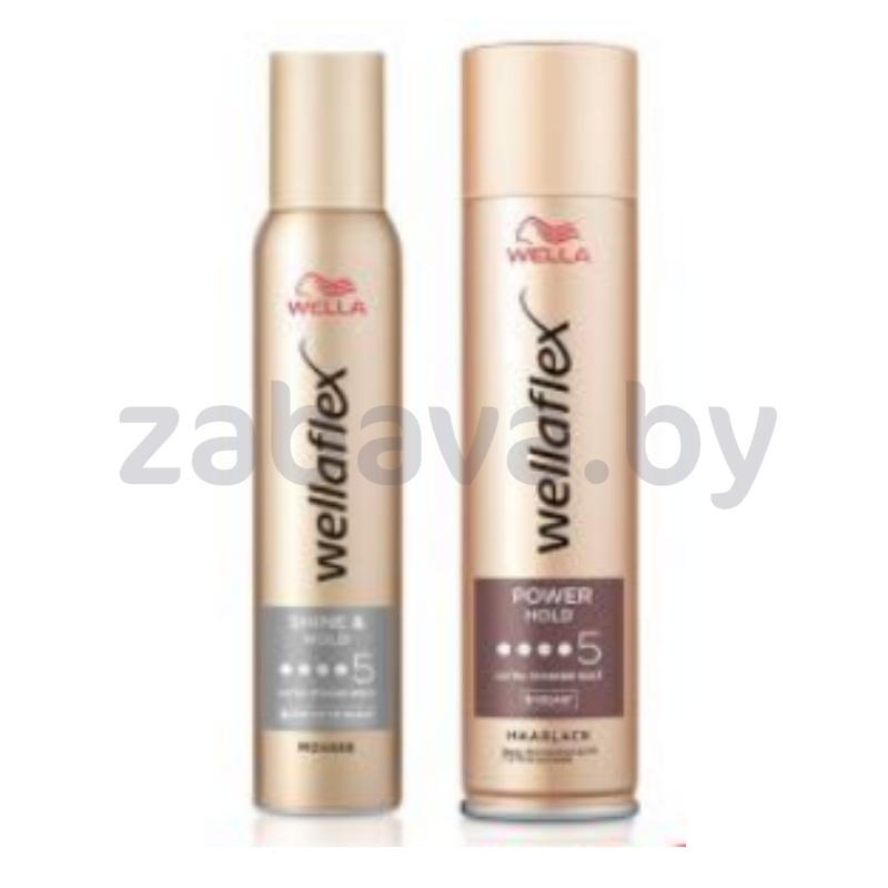 Лак или мусс для волос Wella Wellaflex, 250/200 мл, в ассорт.