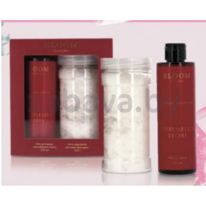 Набор подар. Bloom, Cherry & Black Cherry, гель д/душа + соль д/ванн, 250+270 г