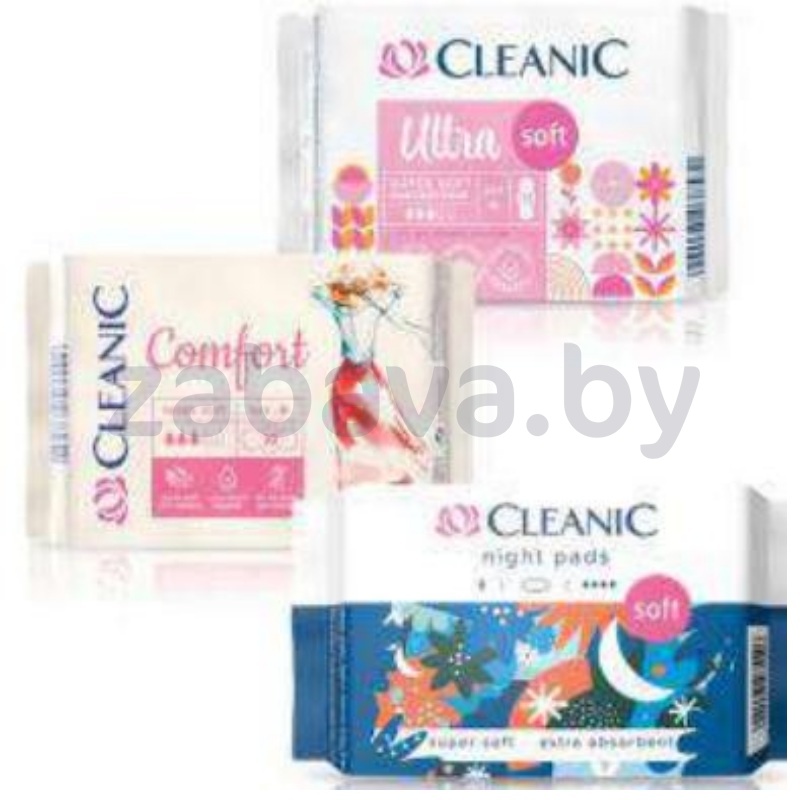 Прокладки Cleanic, 8/10 шт., в ассорт.