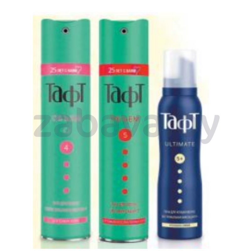 Лак/пена для волос «Тафт», 225/150 мл, в ассорт.