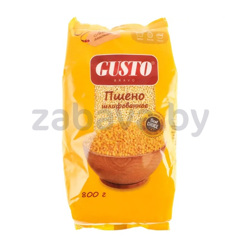 Пшено Gusto, шлиф., 800 г